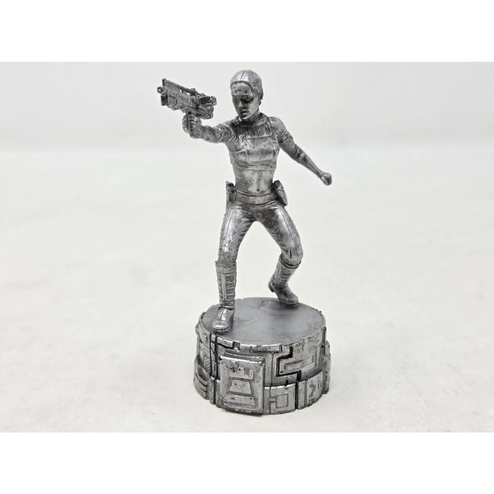 STAR WARS 2005 SAGA EDITION CHESS SET REPLACEMENT SILVER PADME AMIDALA ROOK